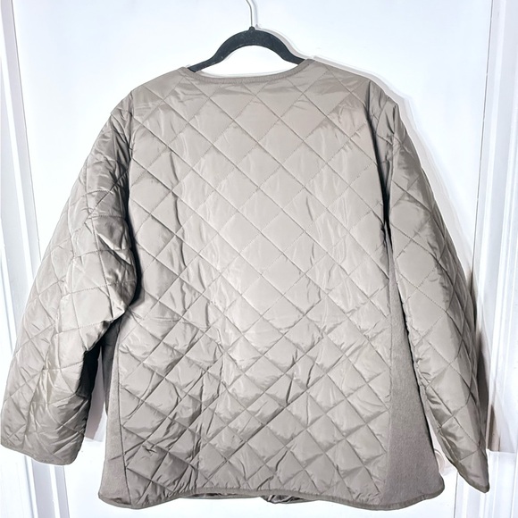 Philosophy Quilted Jacket Olive Green Plus Size 3X NWT - Picture 8 of 9